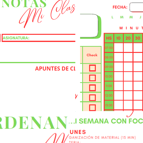 Pack Organización Académica